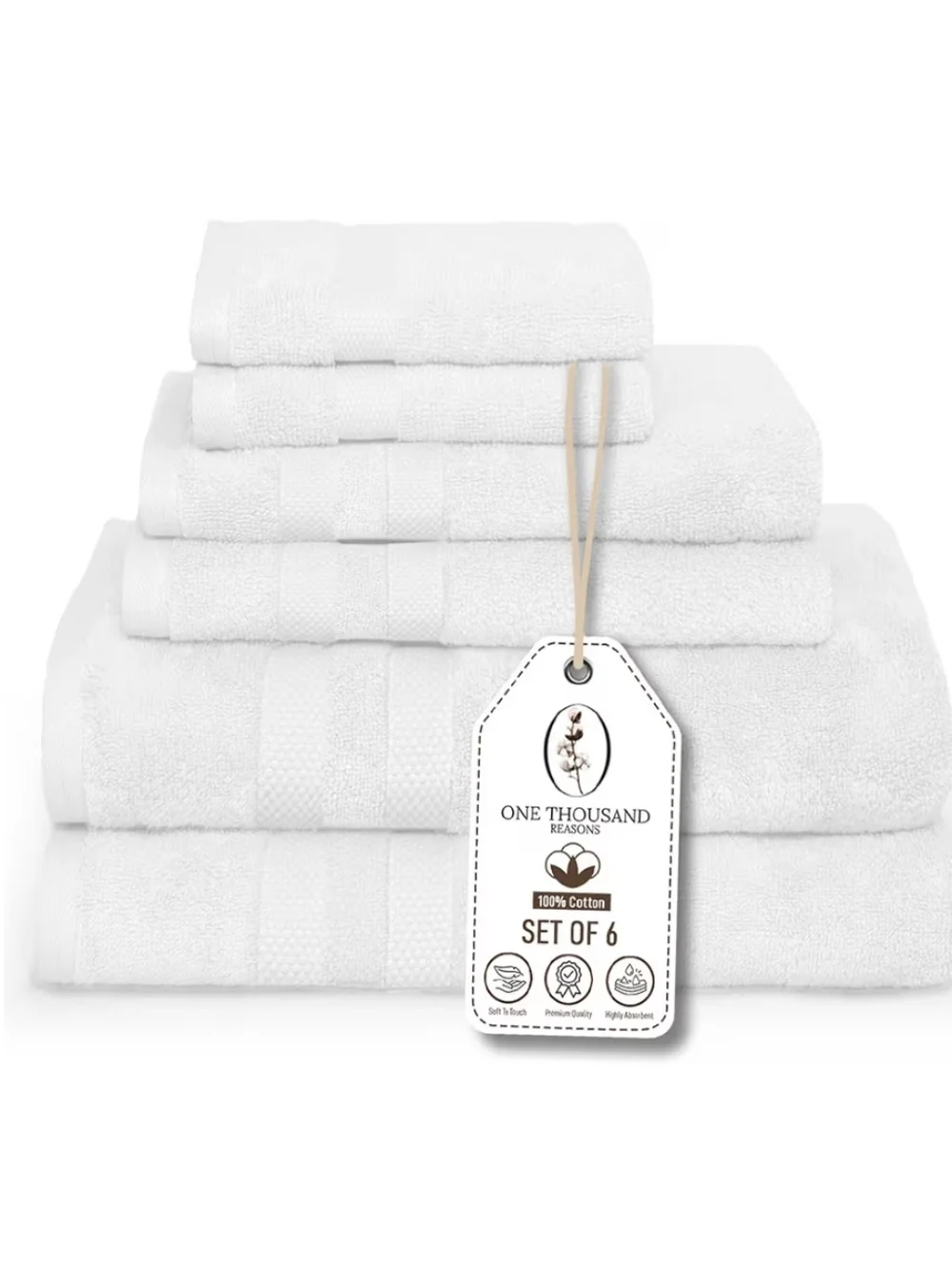 Premium 6pcs Towels Set